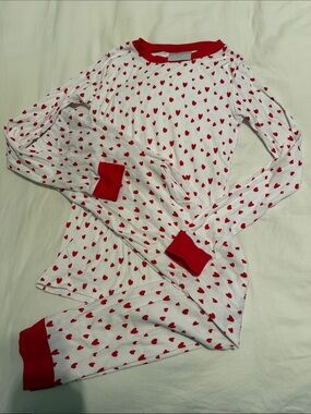 LAKE Girls Heart Pajama Set- 10